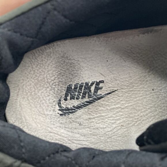 Mens Size 8 NikeLab Dunk Lux Low Black Thick Leather Skate Sneakers Shoes Rare - Picture 9 of 12